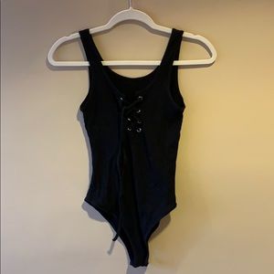 Lace up bodysuit